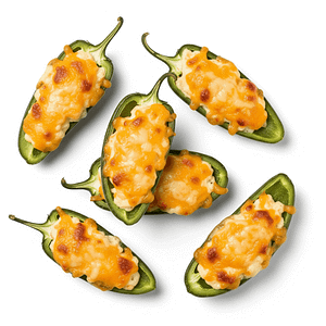 Crispy golden Jalapeño Pops filled with creamy cheese, freshly fried and served hot at NYC Kings Deli | Newport News VA 23606.”