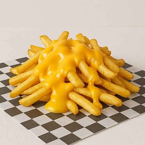Crispy cheese fries smothered in melted cheddar – food near me in Newport News VA