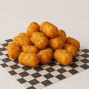 Crispy golden tater tots in basket – food near me in Newport News VA