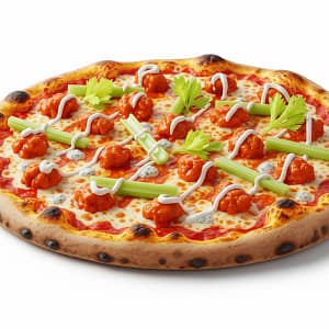 NY Style Buffalo Chicken Pizza